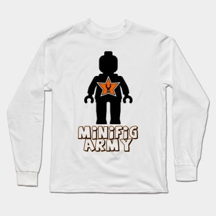 "MINIFIG ARMY" Minifig with Customize My Minifig Star Logo Long Sleeve T-Shirt